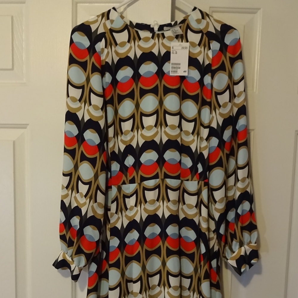 H&M Pattern Dress Size 10